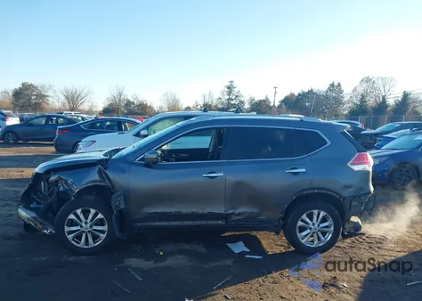 2015 Nissan Rogue Sv z USA, uszkodzony, nr VIN 5N1AT2MV3FC764957